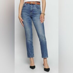Reformation Liza Ultra High Rise Straight jeans